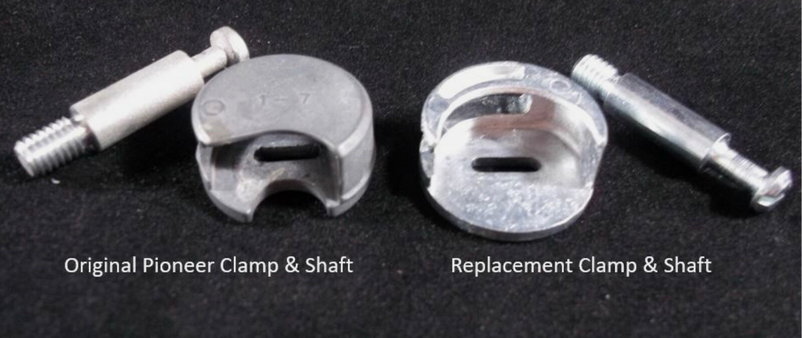 Assembly Hardware for Pioneer JA-R1A JA-R2S Racks: Screws, End Caps Round Clamps