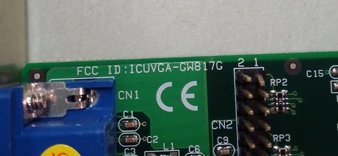 ICUVGA-GW817G 9817-20 VGA AGP Graphics Card