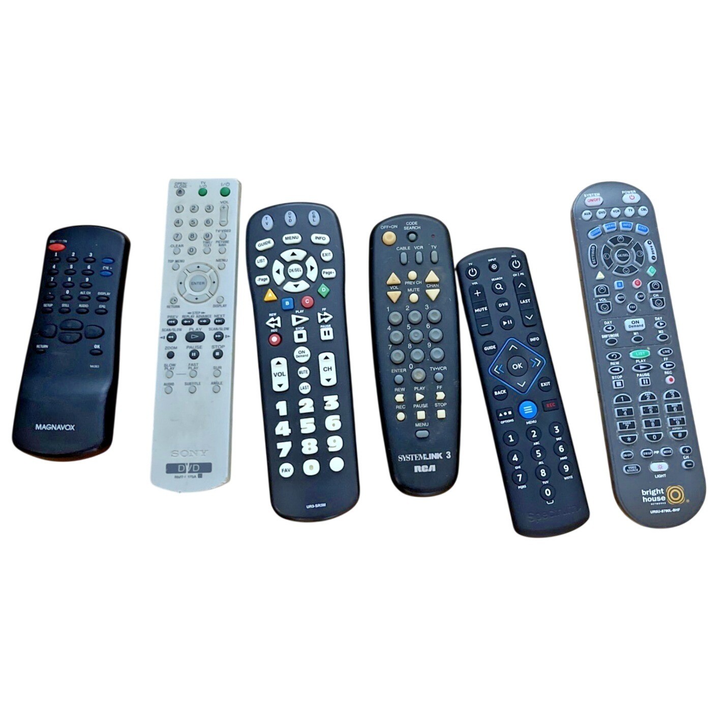 Mixed Lot TV DVD Cable Remote Controls – UNTESTED FOR PARTS
