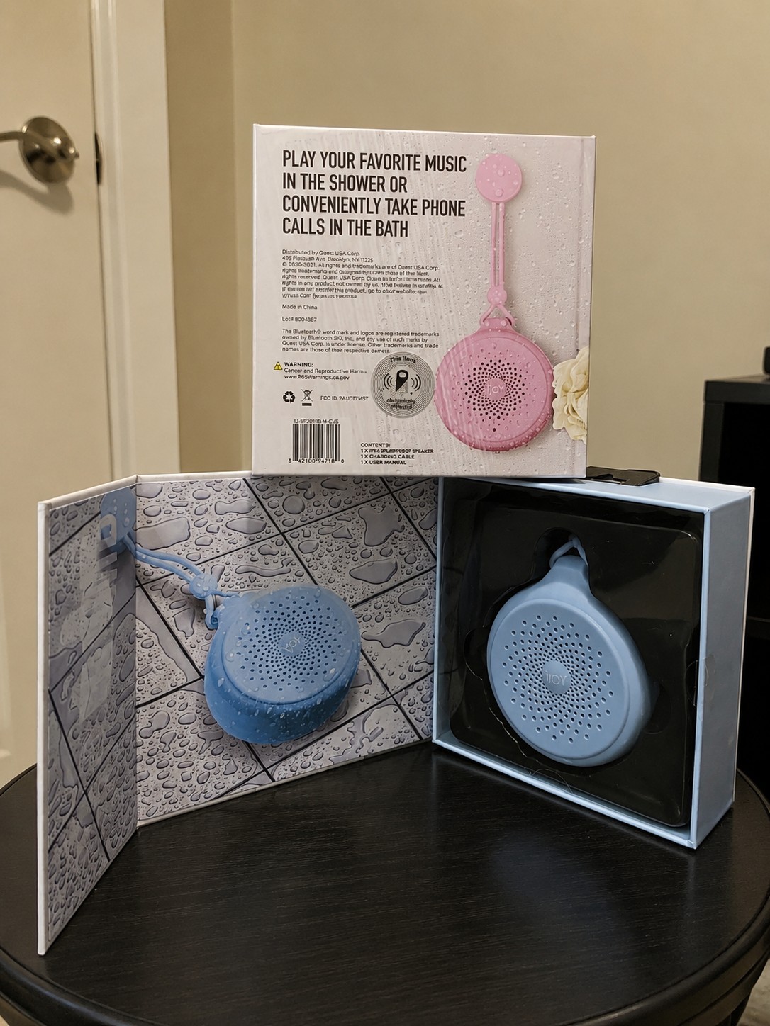 Acellories Breeze me Misting Fan, 2 iJoy & 1 Vibe Sound Bluetooth Speakers Lot !