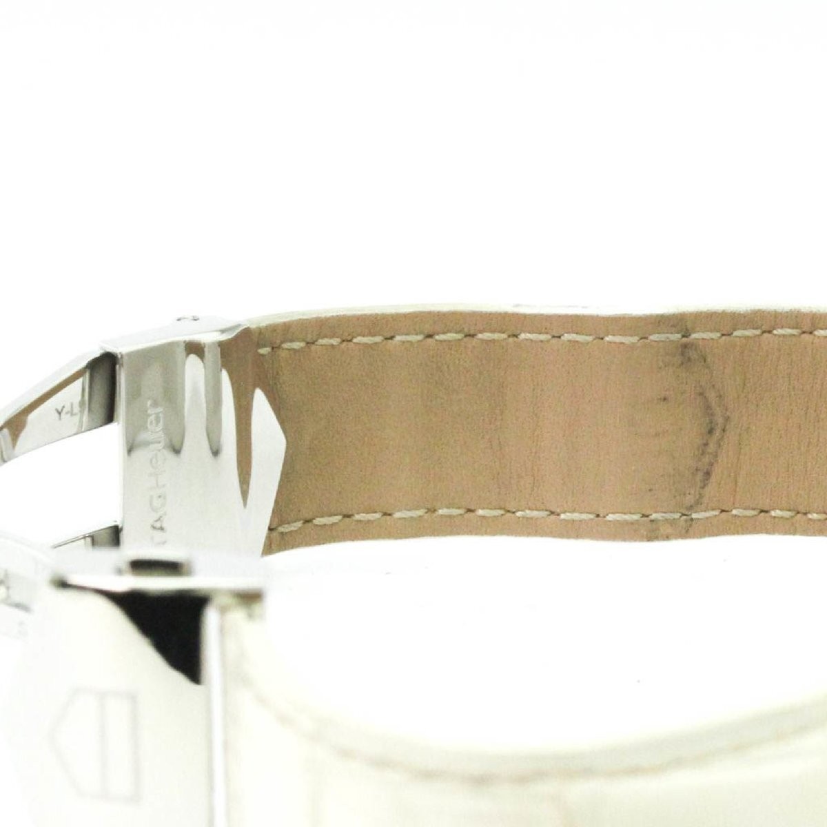 TAG HEUER Monaco Lady Diamond Shell Dial Stainless Steel Leather Quartz Square