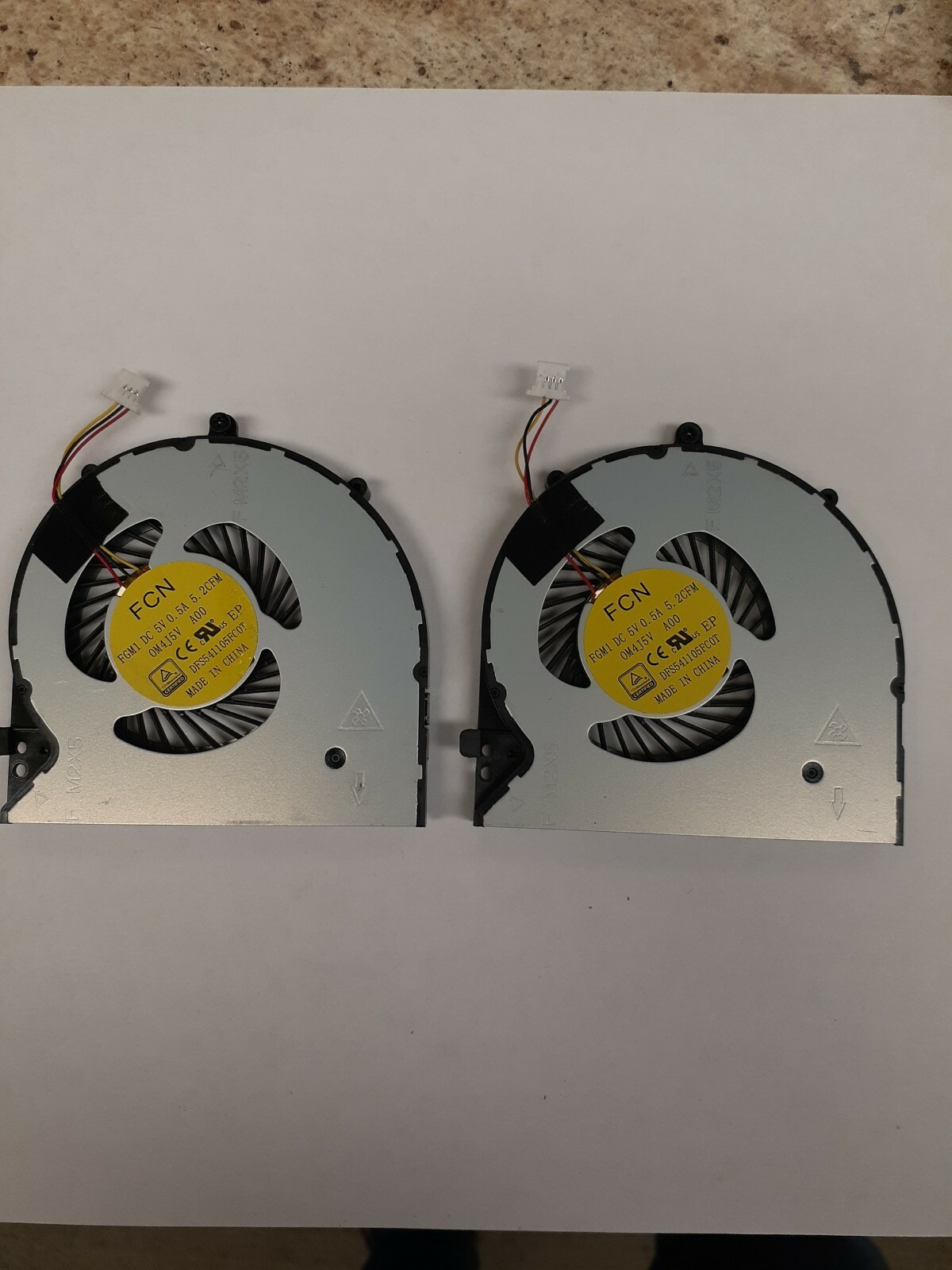 LOT OF 2 Dell Latitude 3470 3570 CPU Cooling Fan M4J5V 0M4J5V CN-0M4J5V