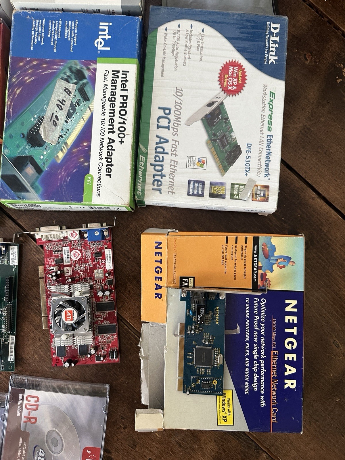 Intel PRO/100+ Mgmt Adapter Mixed Lot Belkin D-Link NETGEAR Ethernet/Wireless