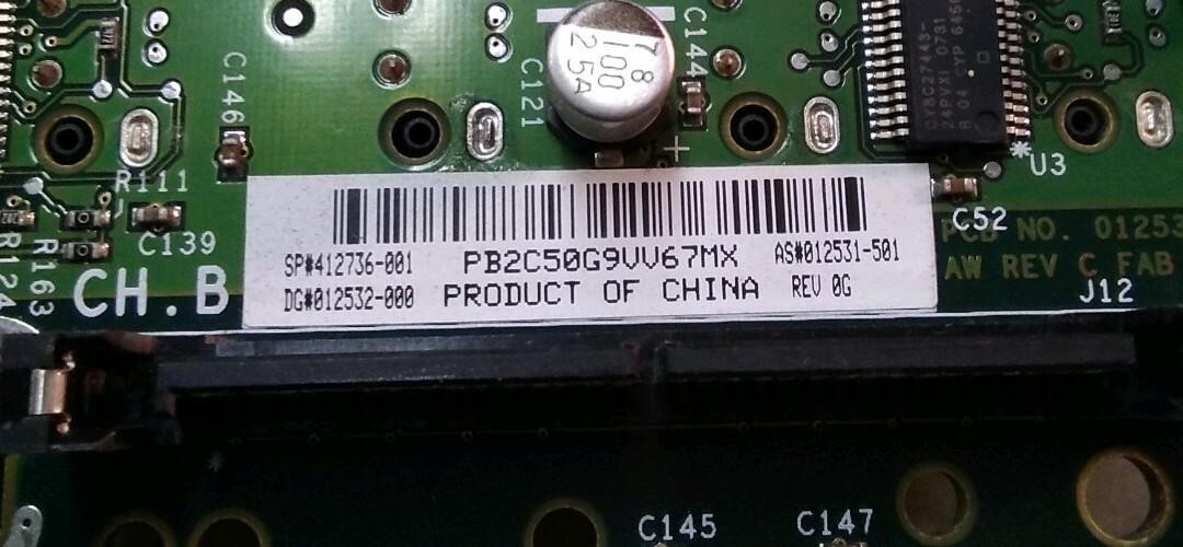 HP – 412736-001 – SAS/SATA Backplane Board
