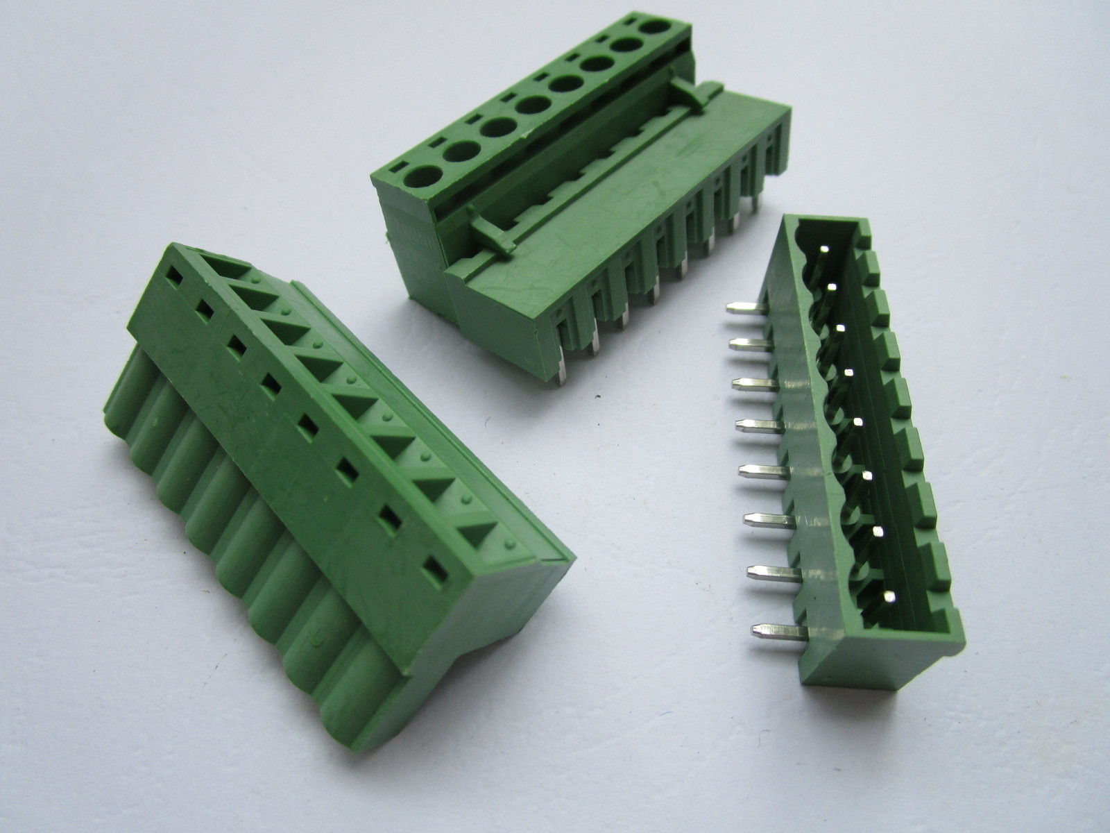 30 pcs Close Angle 8 pin 5.08mm Screw Terminal Block Connector Pluggbale Type