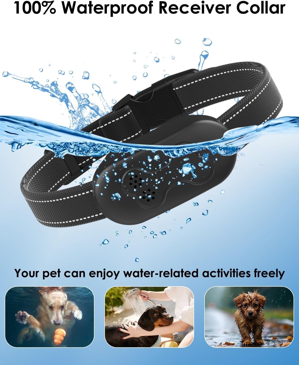 Dog Shock Collar with Remote Control – Shock Collar for Dogs, IPX7 Waterproof