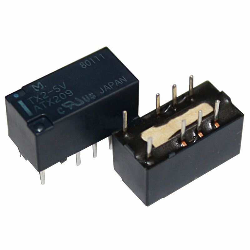 PANASONIC TX2-3V TX2-5V TX2-12V TX2-24V ATX209 ATX203 Signal DPDT Relay 2A 8Pins