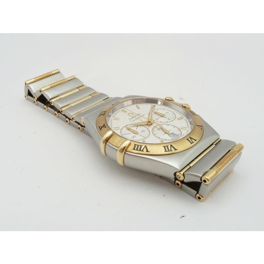 OMEGA Watch Constellation 1242.30 Chronograph 18K Yellow Gold SS Quartz Men’s