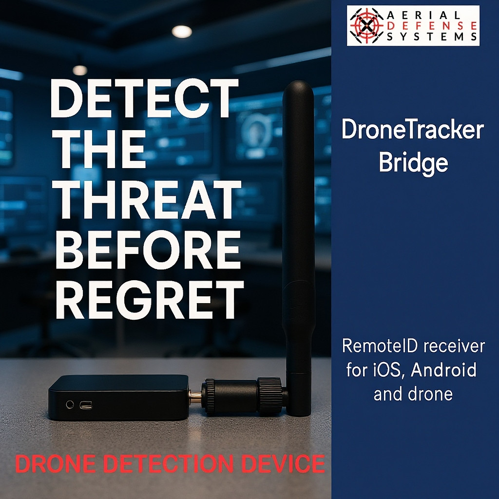 Drone and Pilot Detection Device –Handheld Remote ID Receiver for iOS & Android-