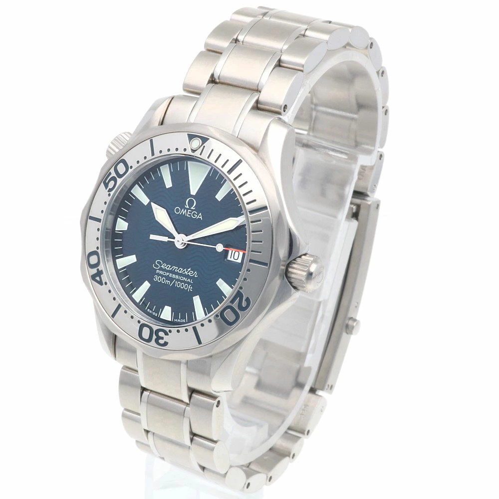 Omega Wristwatch Seamaster Professional Stainless Steel Quartz for Men’s