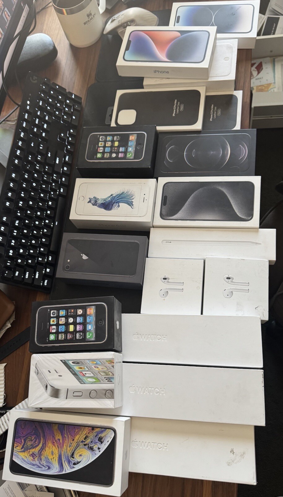Apple iPhone, AirPods And Watch Boxes Various