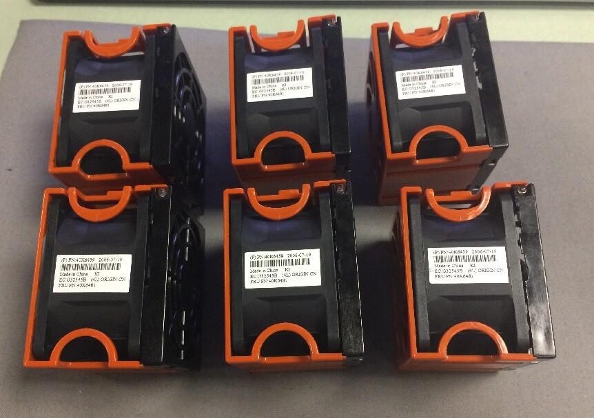 LOT OF 6 IBM 40K6459 X Series 60x60mm Hot-Swap Case Server Fan 40K6481