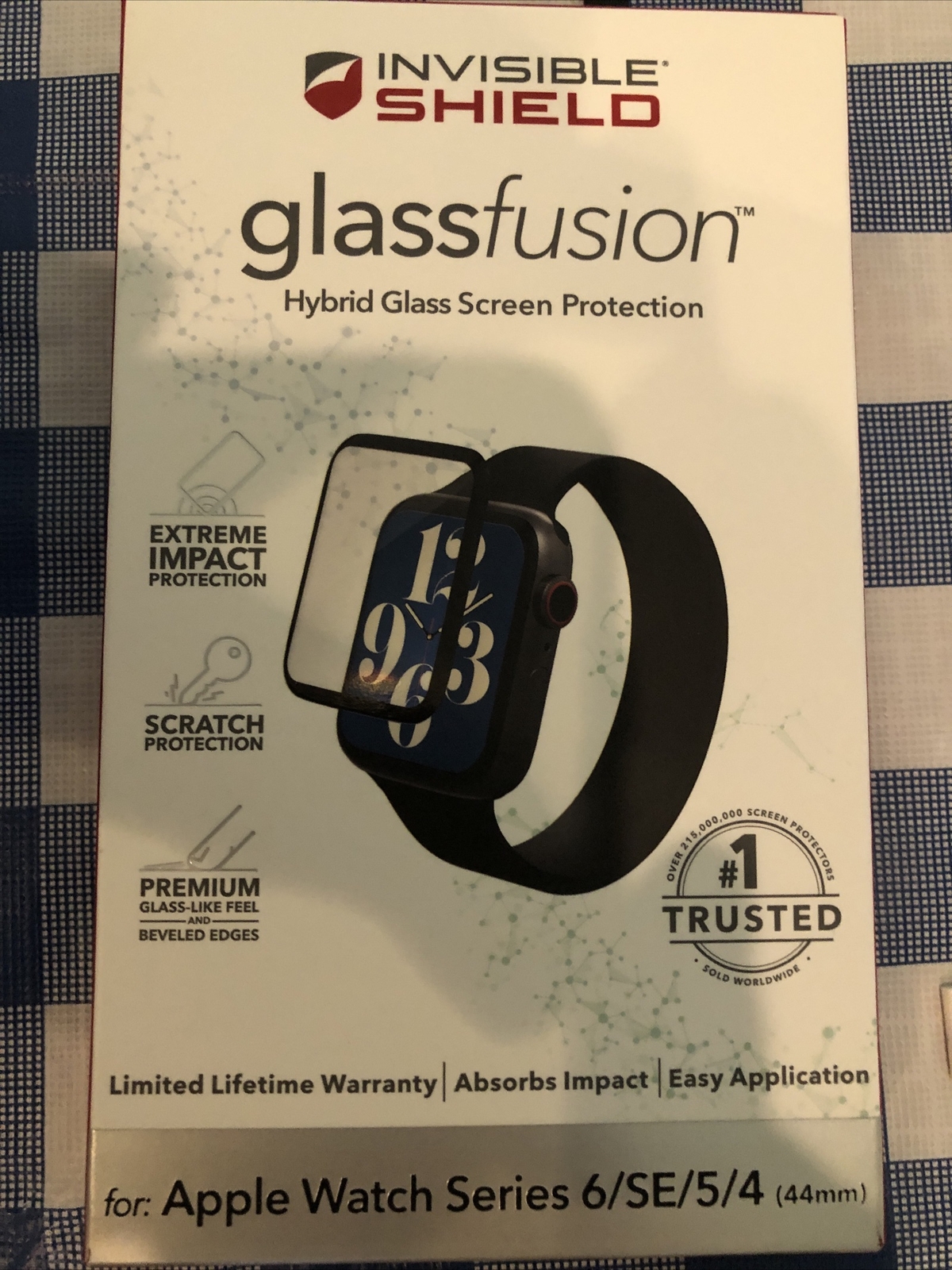 Zagg Invisible Shield glass fusion screen protector for Apple Watch 5/4 44mm