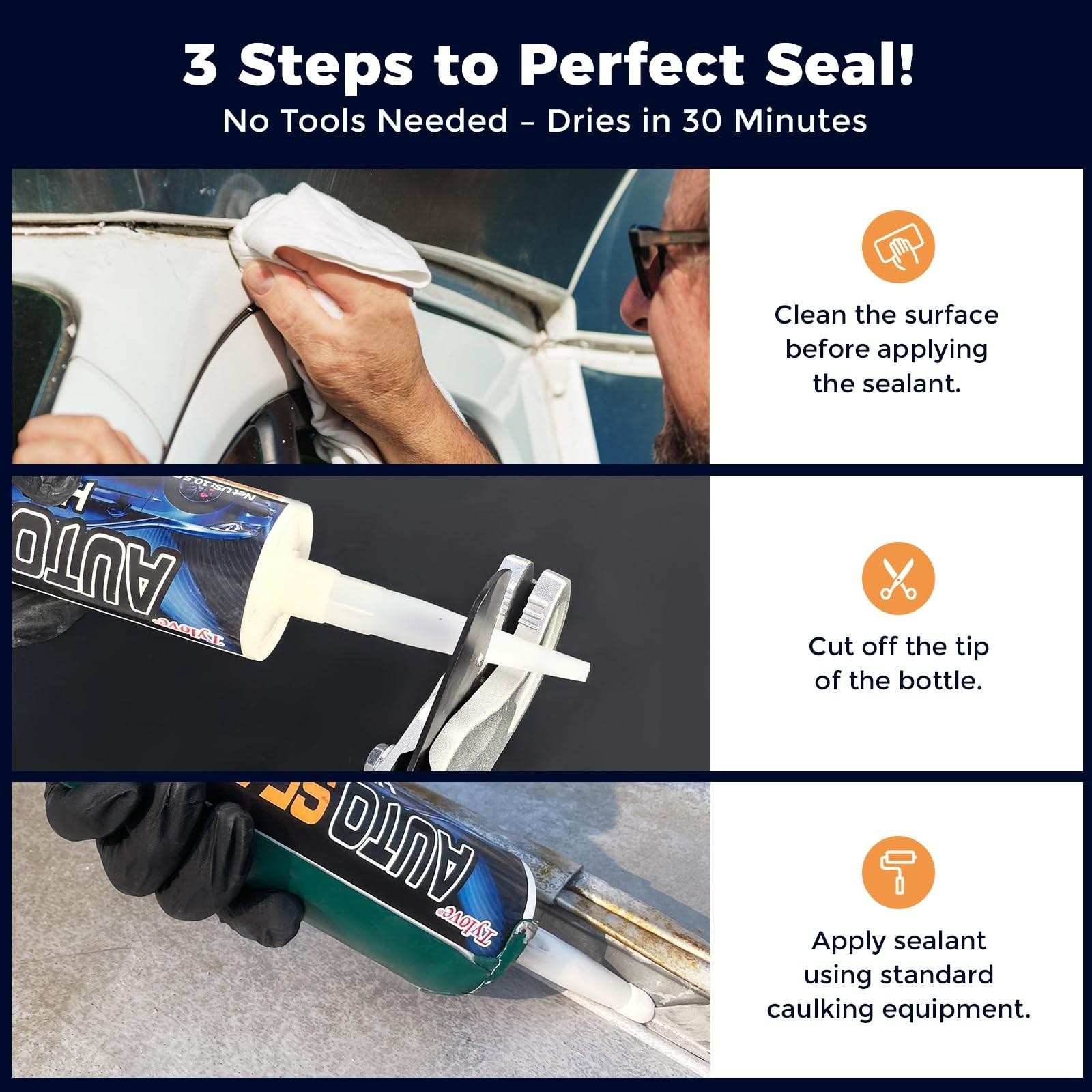 Seam Sealer Automotiveprofessional Grade High Strength Waterproof Adhesive Fo…