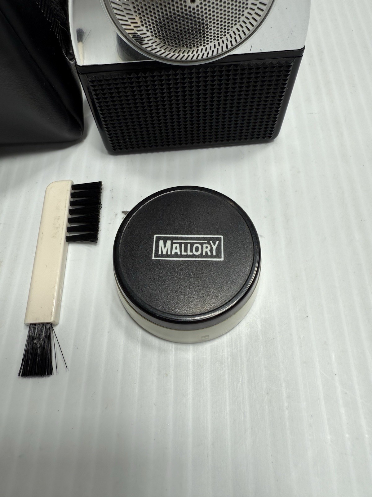 Vintage Mallory Cordless ES 561 DC3V Made In Japan Power On Working Collectible