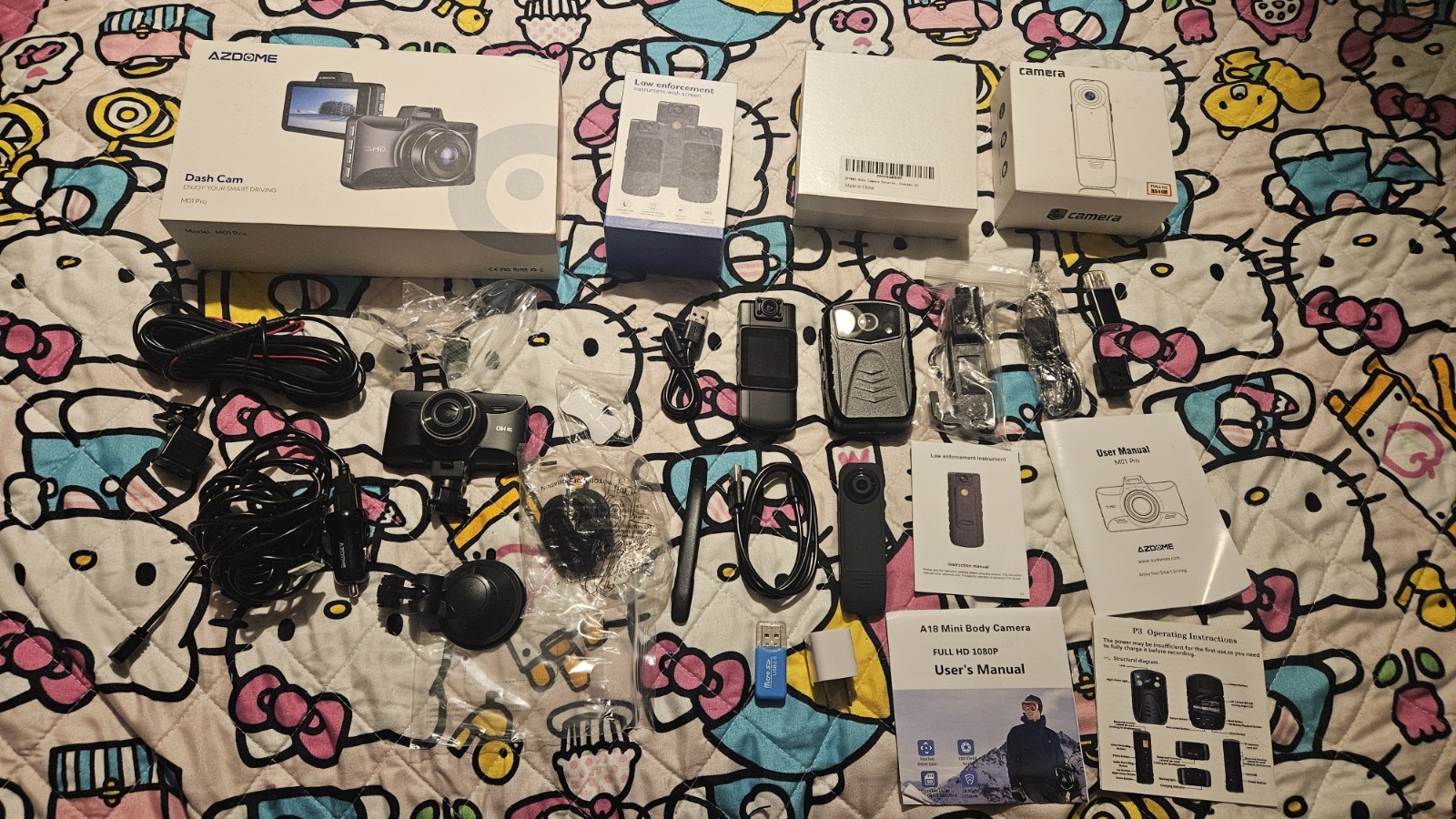Lot of Electronic items Bodycams, etc for use or parts PLEASE READ DESCRIPTION