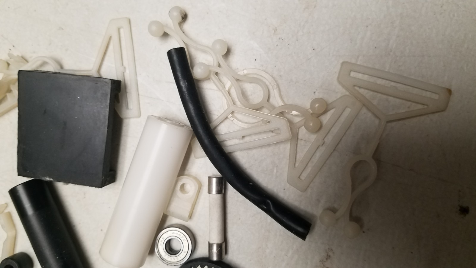 Miscellaneous Lot of Wheels, Wire Clips, Etc. (D)