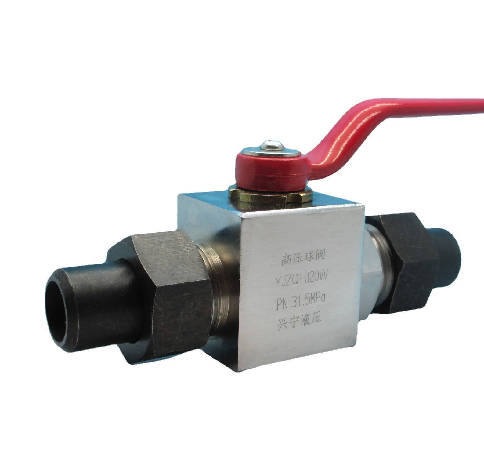 YJZQ-J8W Carbon Steel Hydraulic Ball Valve High Pressure Ball Valve