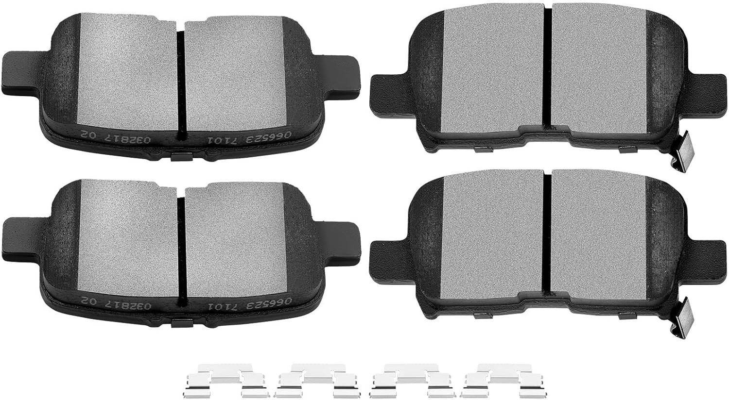 SCITOO D865 Rear Ceramic Brake Pads Sets Fit For Acura MDX 2001-2006,For Honda O
