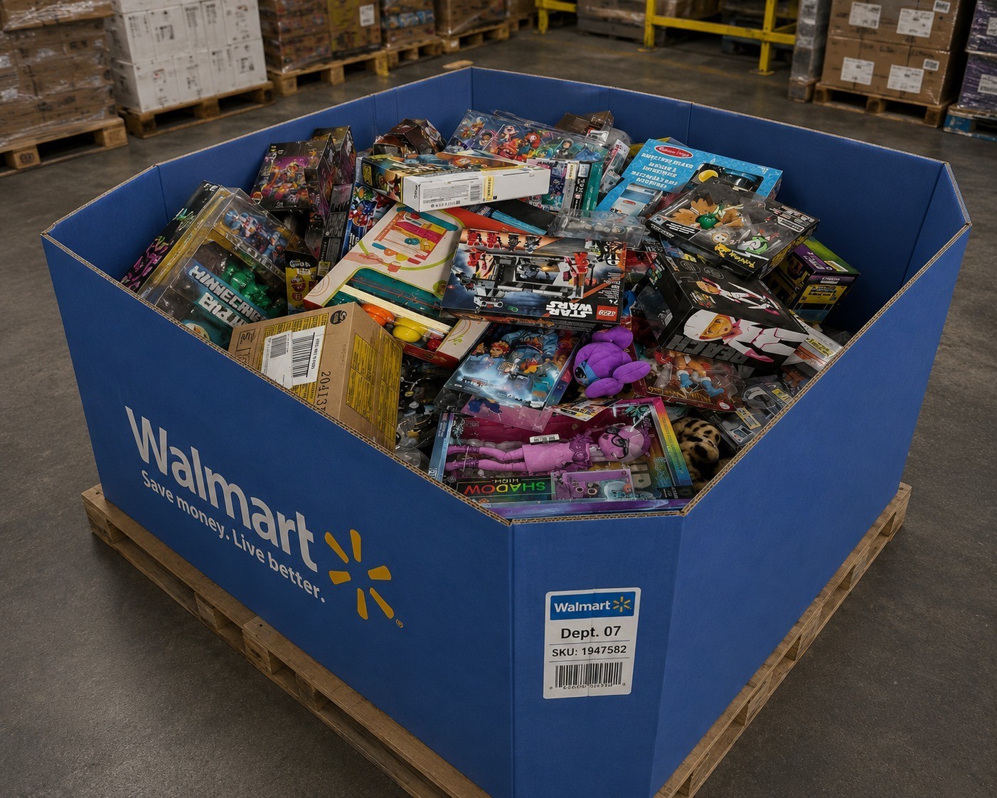 Walmart Mixed Consumer Merchandise Lot – Everyday Goods Assortment