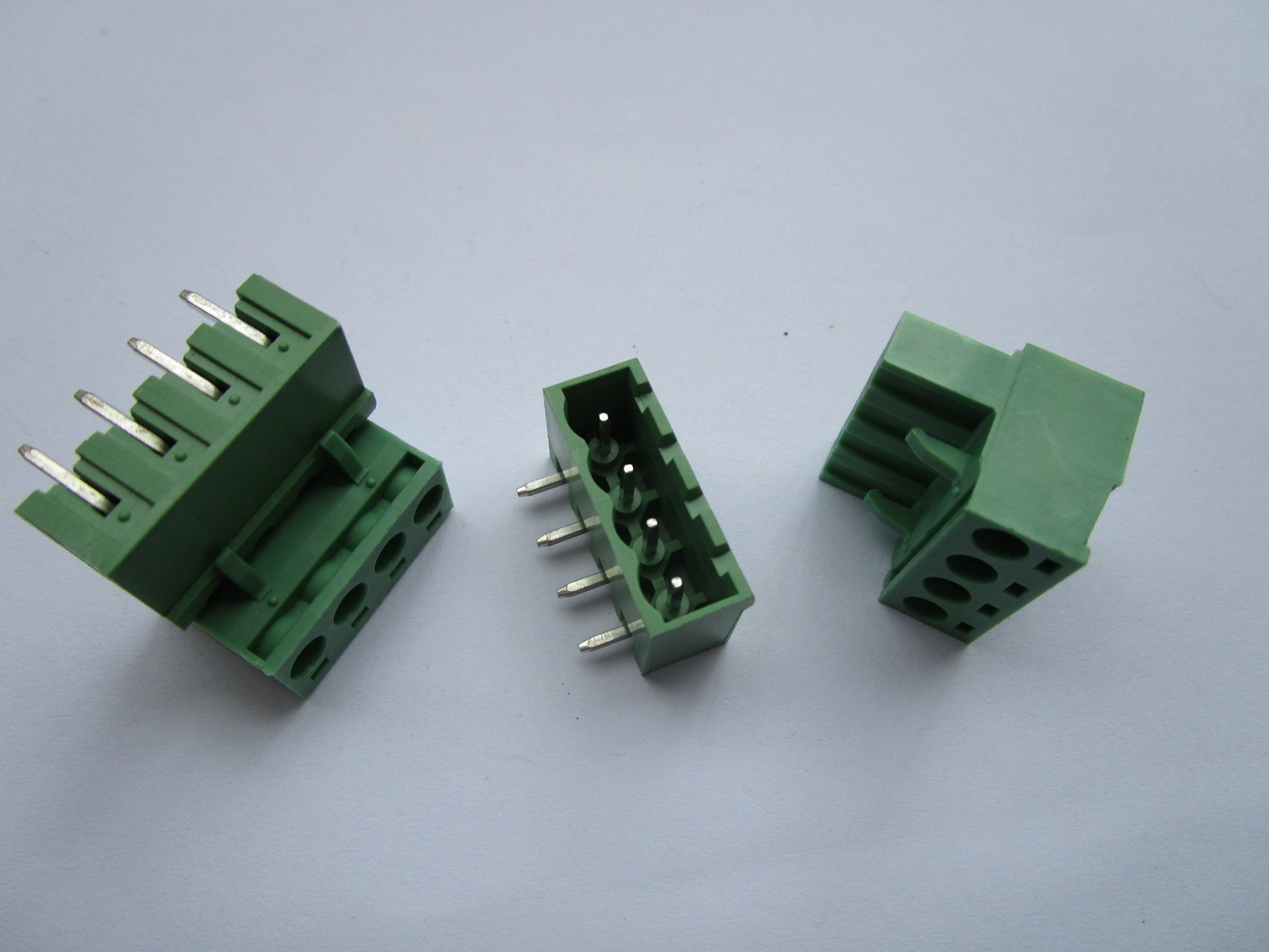 120 pcs 5.08mm Close Angle 4 pin Screw Terminal Block Connector Pluggable Type