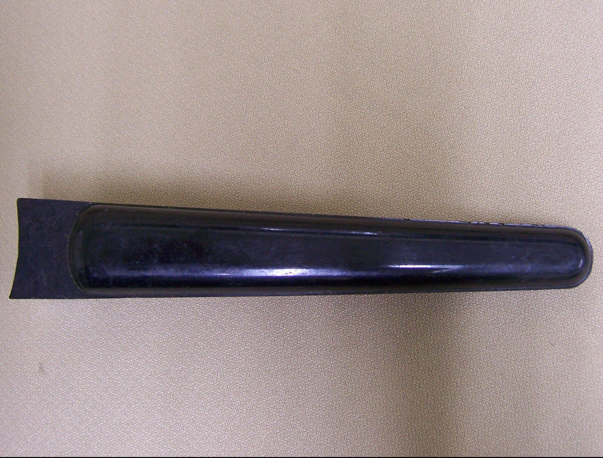 2 PCS Vintage Black Bakelite Plastic Pot Handle Molded Finger Grip NEW OLD STOCK