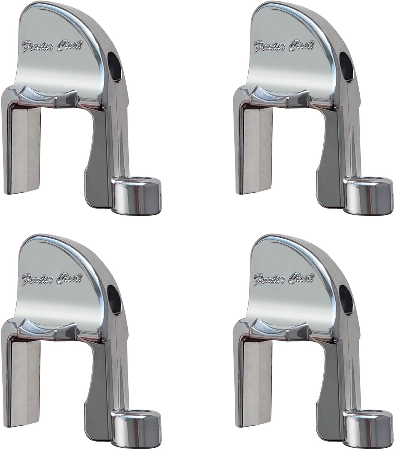 Boat Fender Clips Adjustable Pontoon Boat Square Rail Fender Hanger/Cleat/Hanger