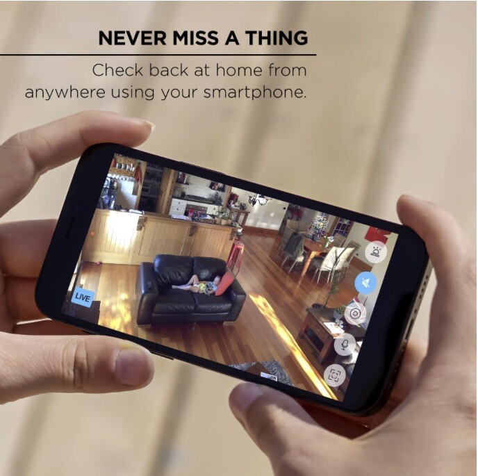 Merkury Smart 1080P Smart Indoor Camera with Voice Control