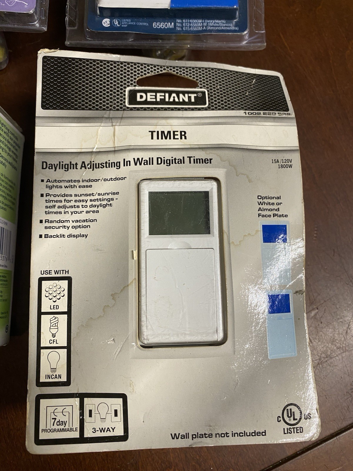 TORK Lutron Leviton Defiant Wall Timer Lot Digital C.L. Dimmer Sensor 3-Way