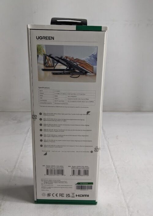 Ugreen USB-C to USB 3.0, HDMI, SD and TF Card Reader Docking Station