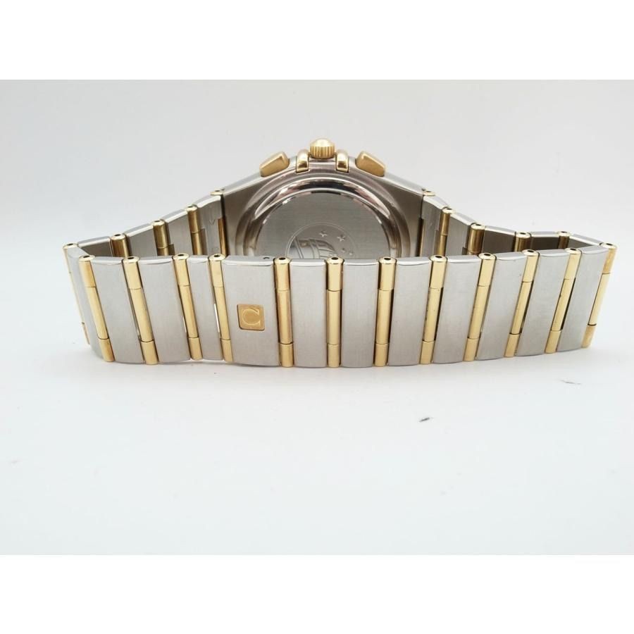 OMEGA Watch Constellation 1242.30 Chronograph 18K Yellow Gold SS Quartz Men’s