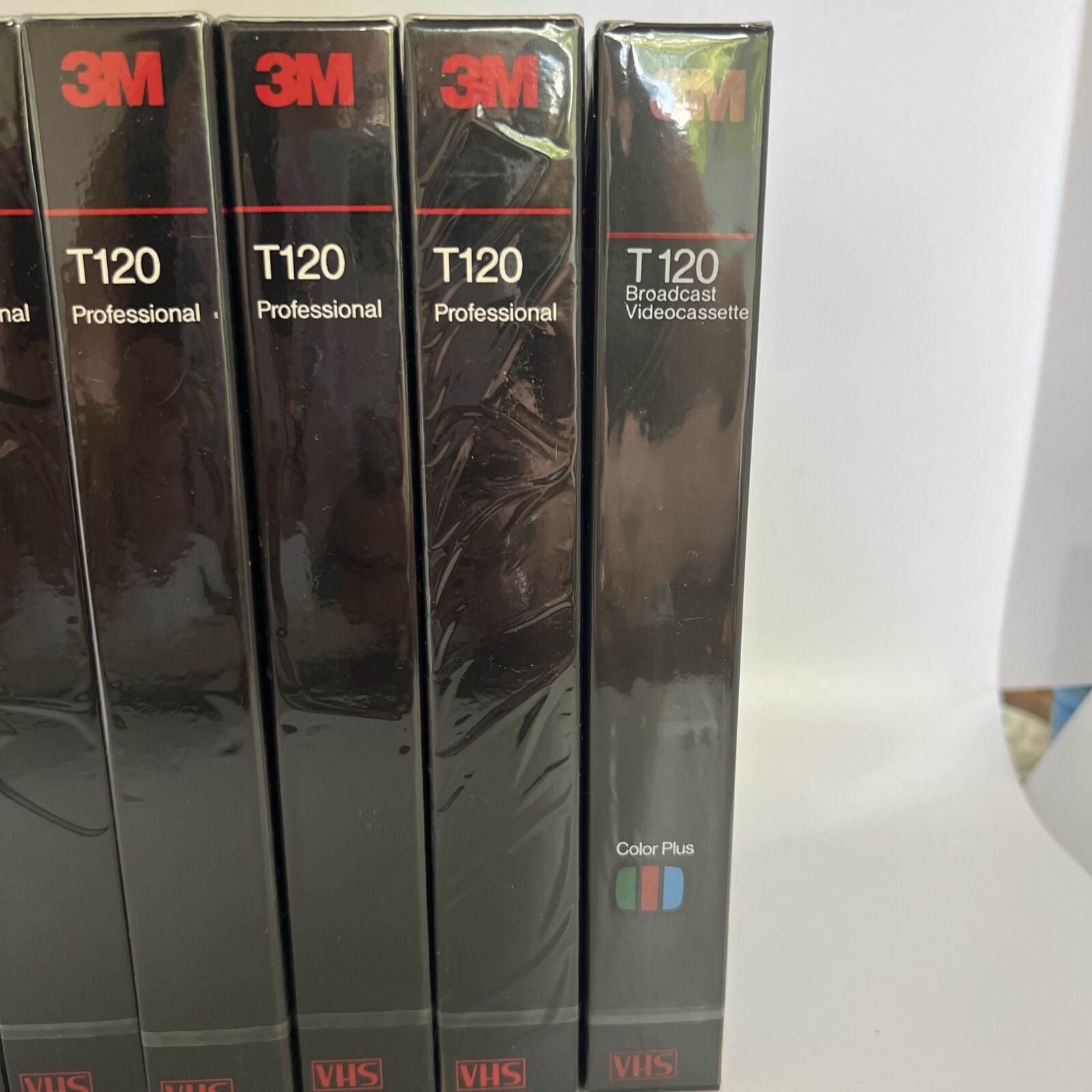 4 Sony Premium, 4 T120 Professional 3M, 1 3M Broadcast 9 VHS Video Cassette Tape