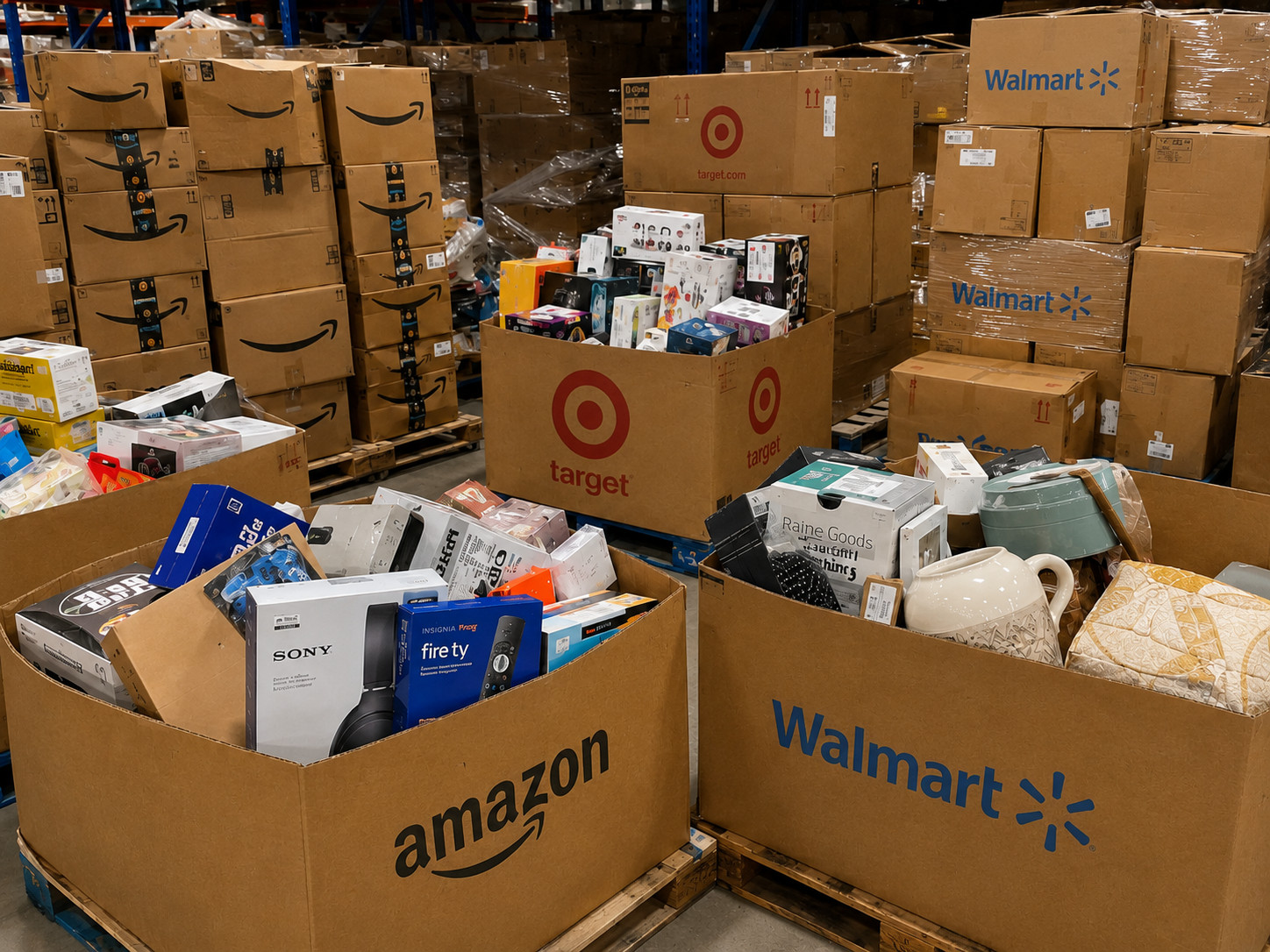 Amazon Returns Overstock Merchandise Product Collection