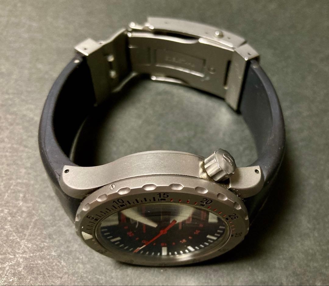SINN Watch 1020.U2.EZM UTC U-boat Steel Silicone Strap Men’s Wristwatch w/Box