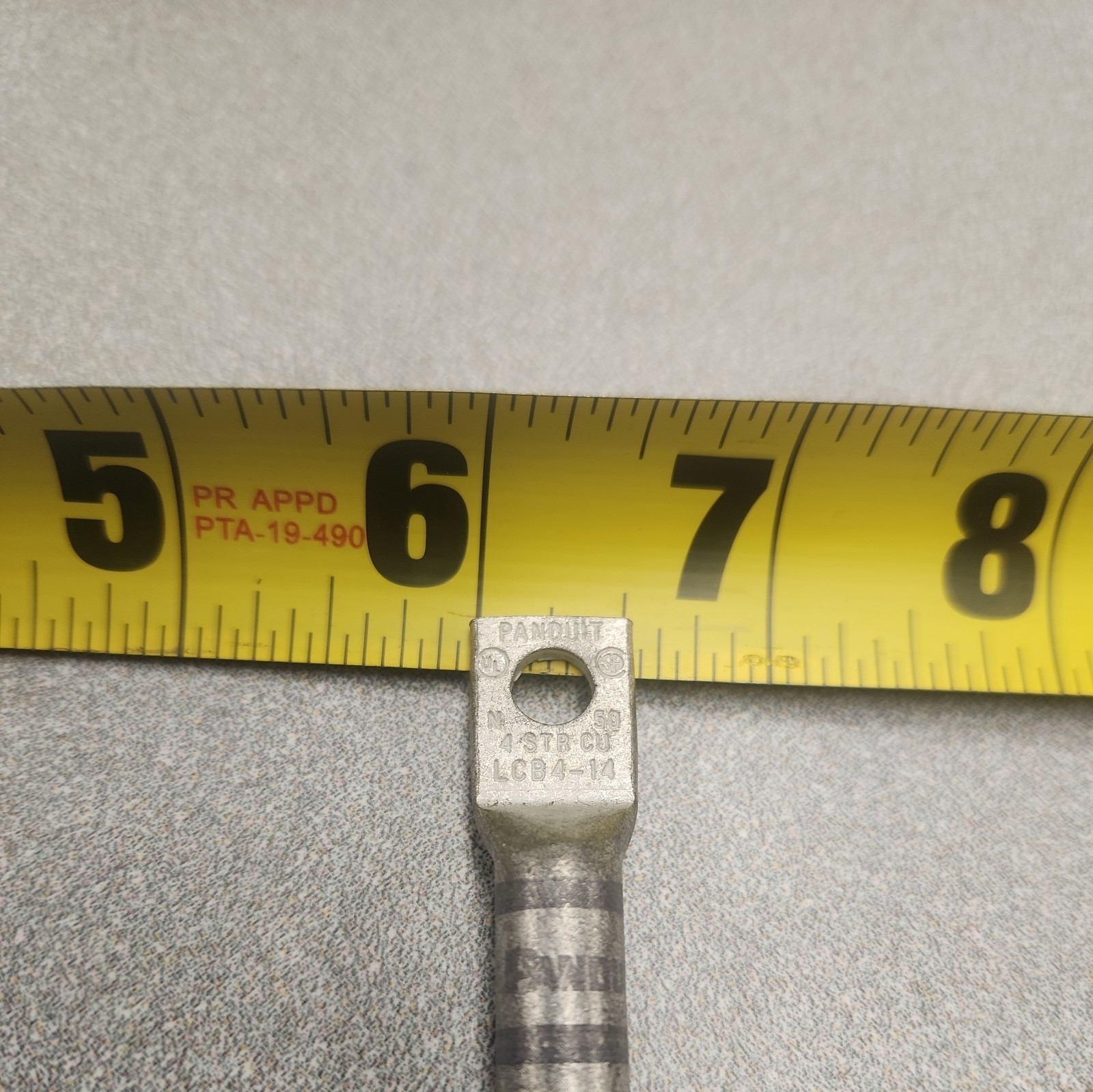 BOX OF 57 PANDUIT COPPER LUGS LCB4-14 NEW LCB414L