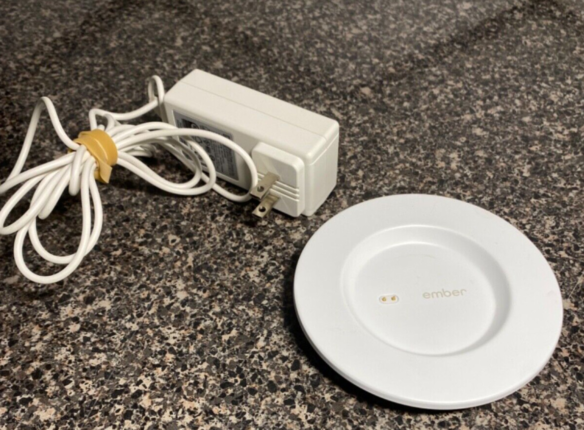 Ember Smart Mug Coffee Cup – Charging Coaster Base and Power Supply