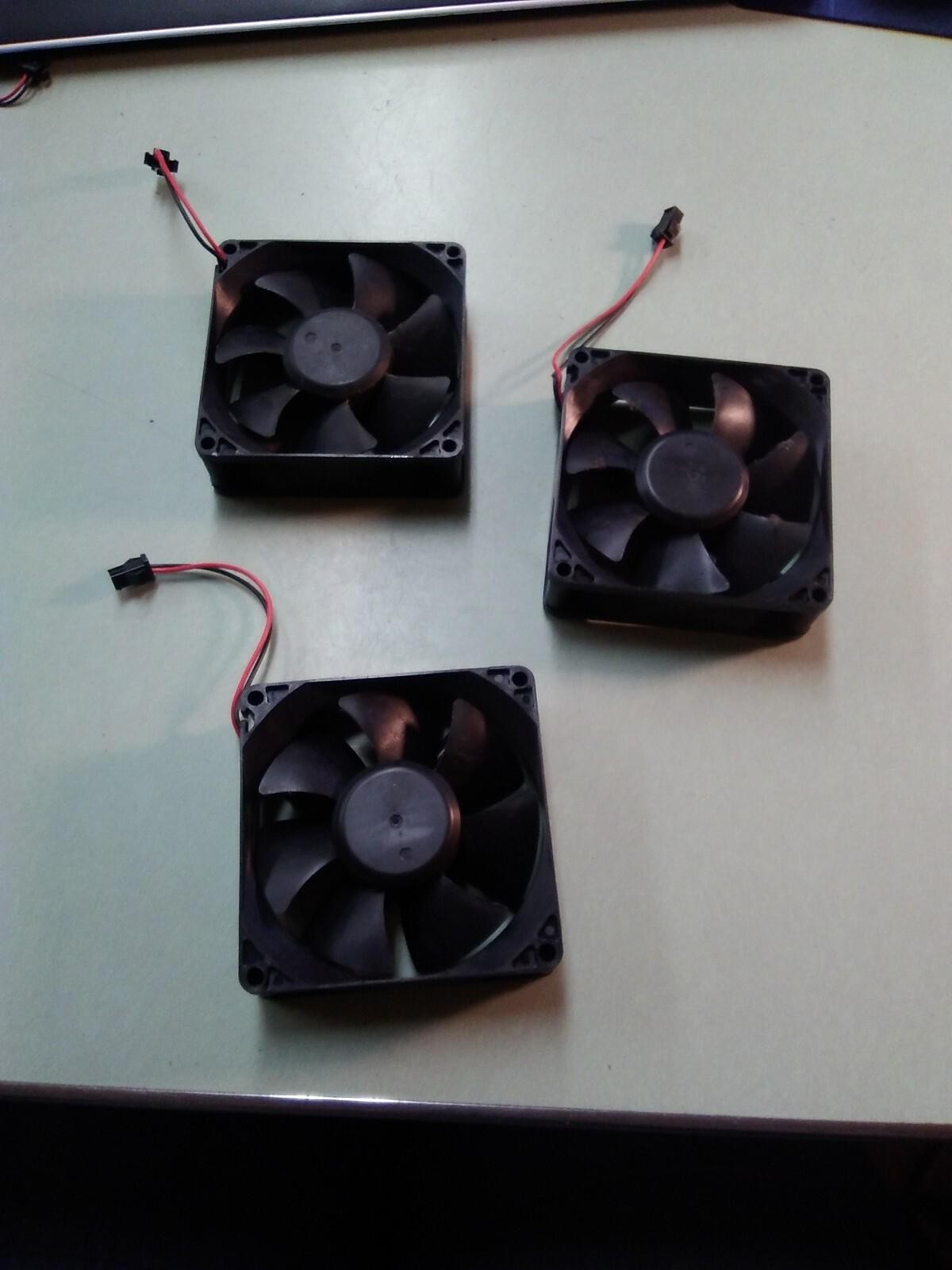 LOT OF 3 NIDEC D08K-24TU 04 DC24V 0.13A fan