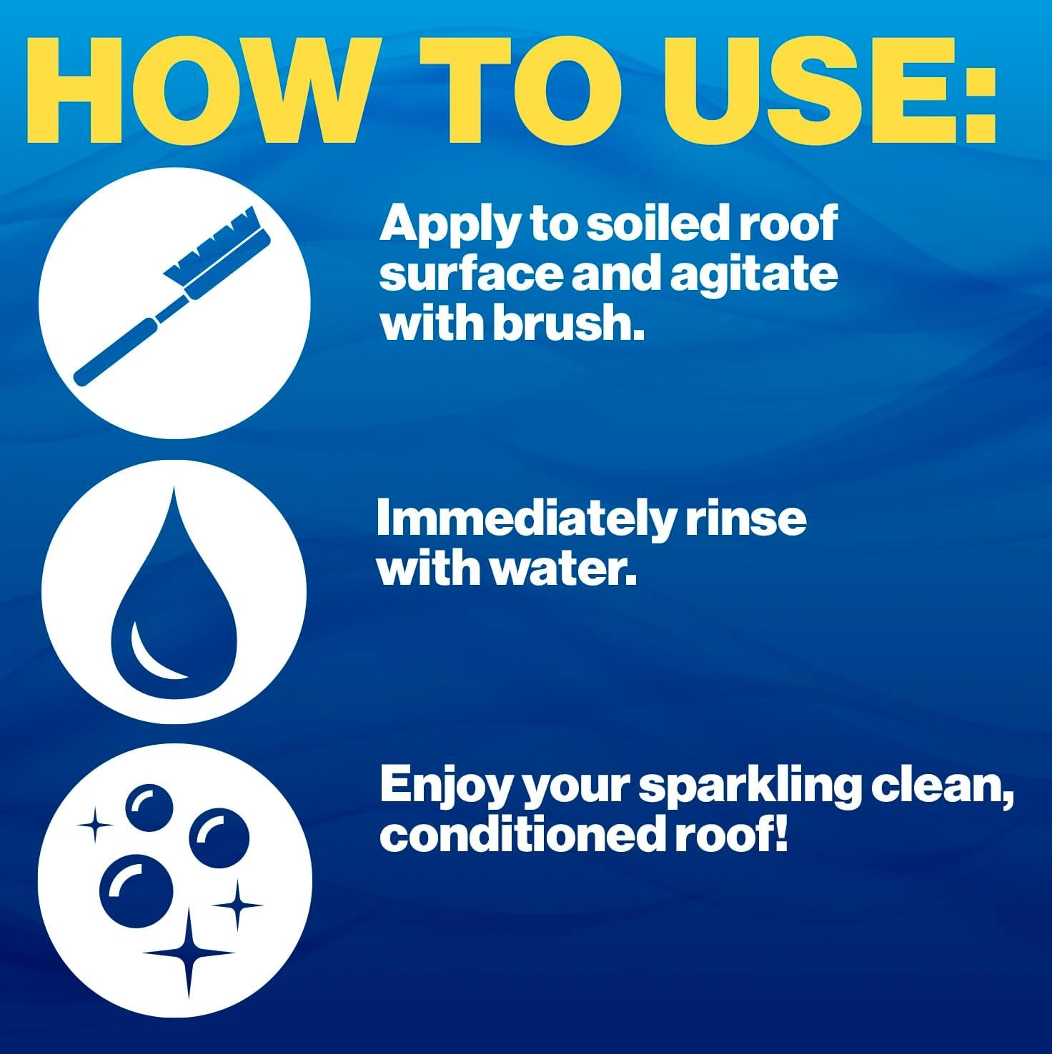 Walex RV Rubber Roof Cleaner/Conditioner – Removes Dirt, Road Grime, Tree Sap, B