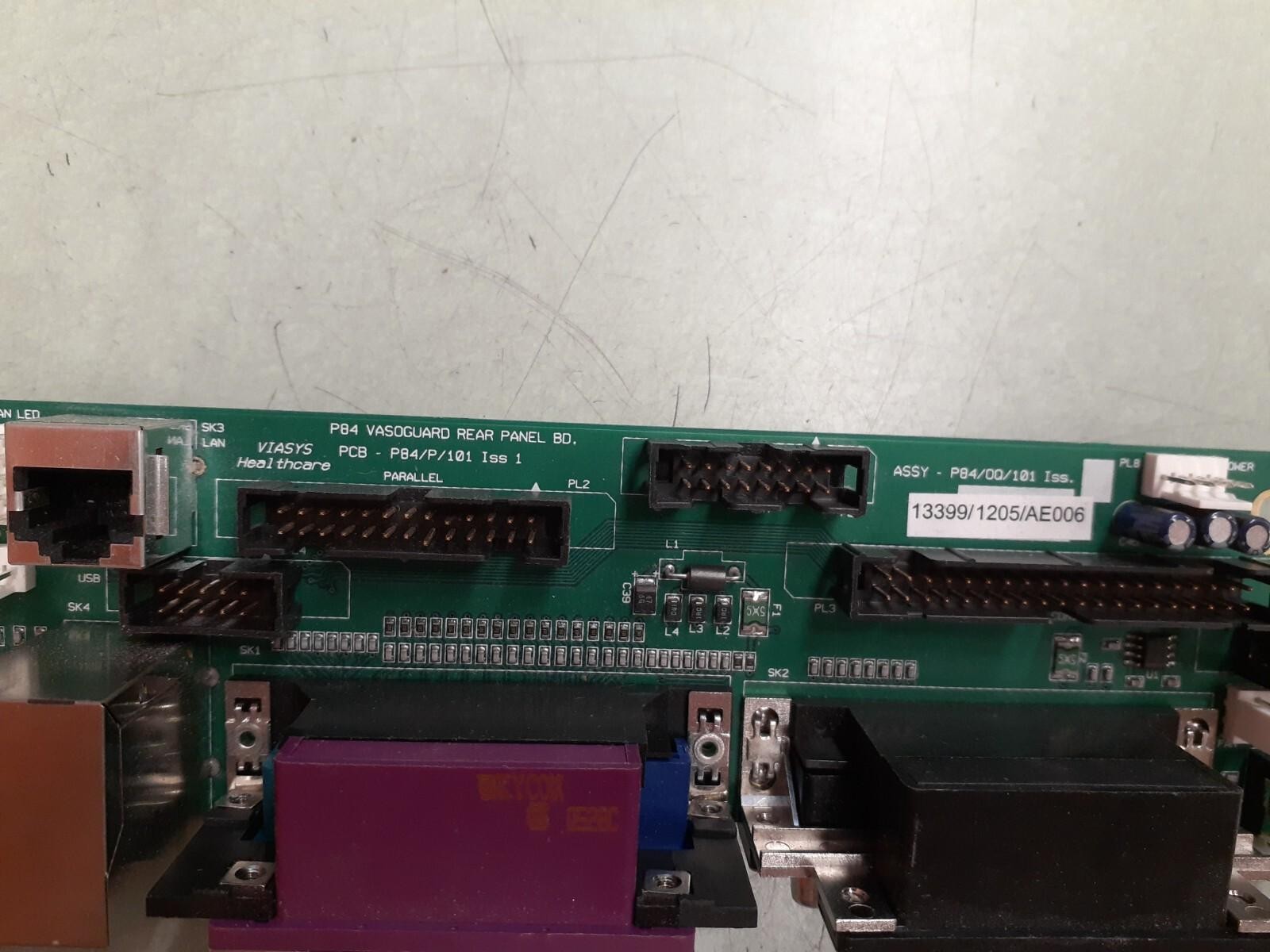 VASOGUARD REAR PANEL BOARD P84/0Q/101