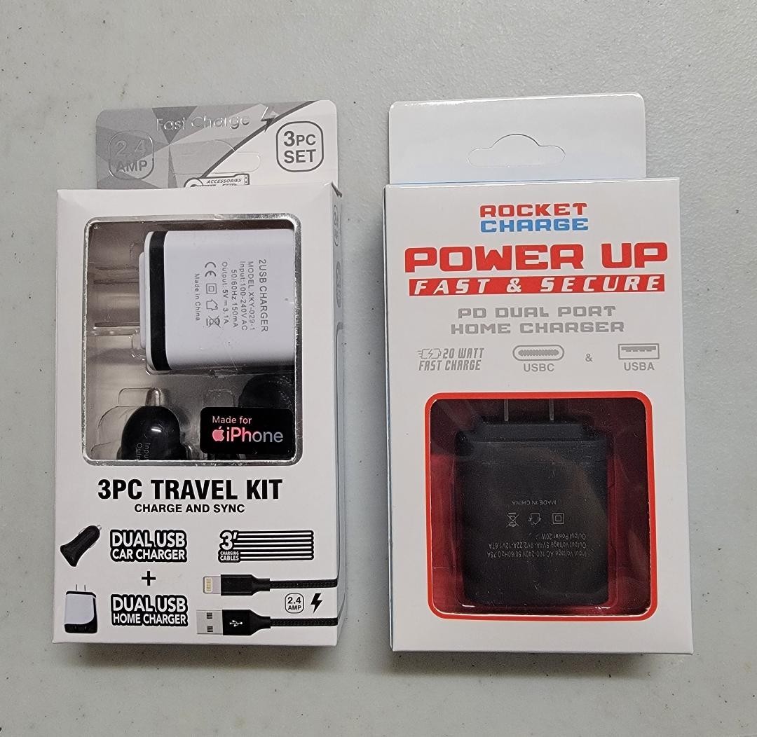 Lot of 15 Earbuds, Smart Doorbells, Car Jumper, Chargers & More
