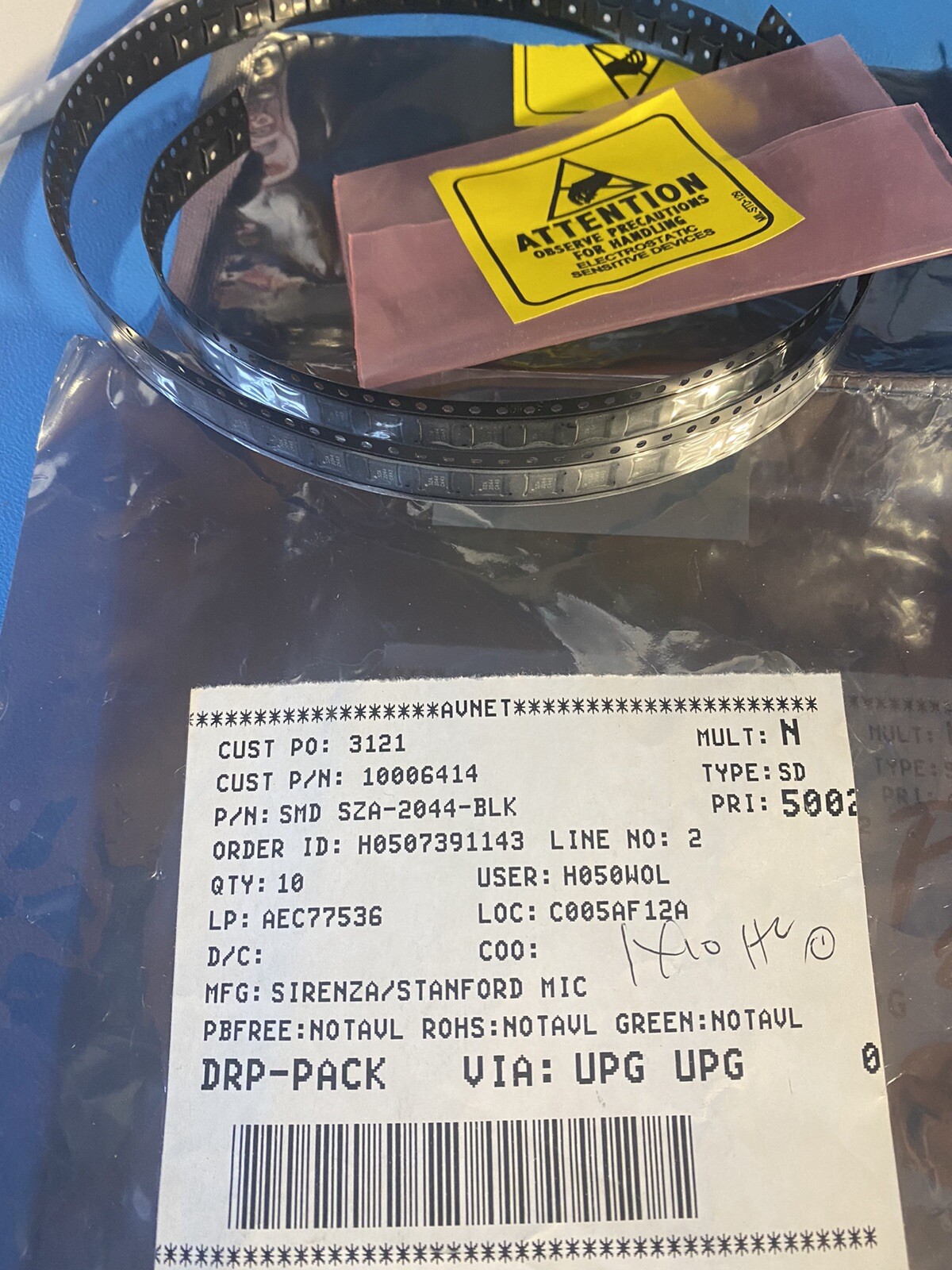 100pcs MGA-83563 Agilent 0.5-6GHz +22dBm Drive Amp