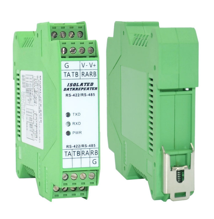 RS485/422 industrial repeater with optical isolation module lightning protection