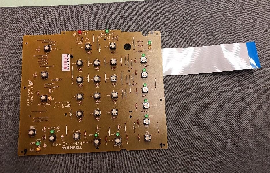 TOSHIBA eStudio 255 PWB-F-KEY-450 6LH62864000 KEYBOARD PANEL