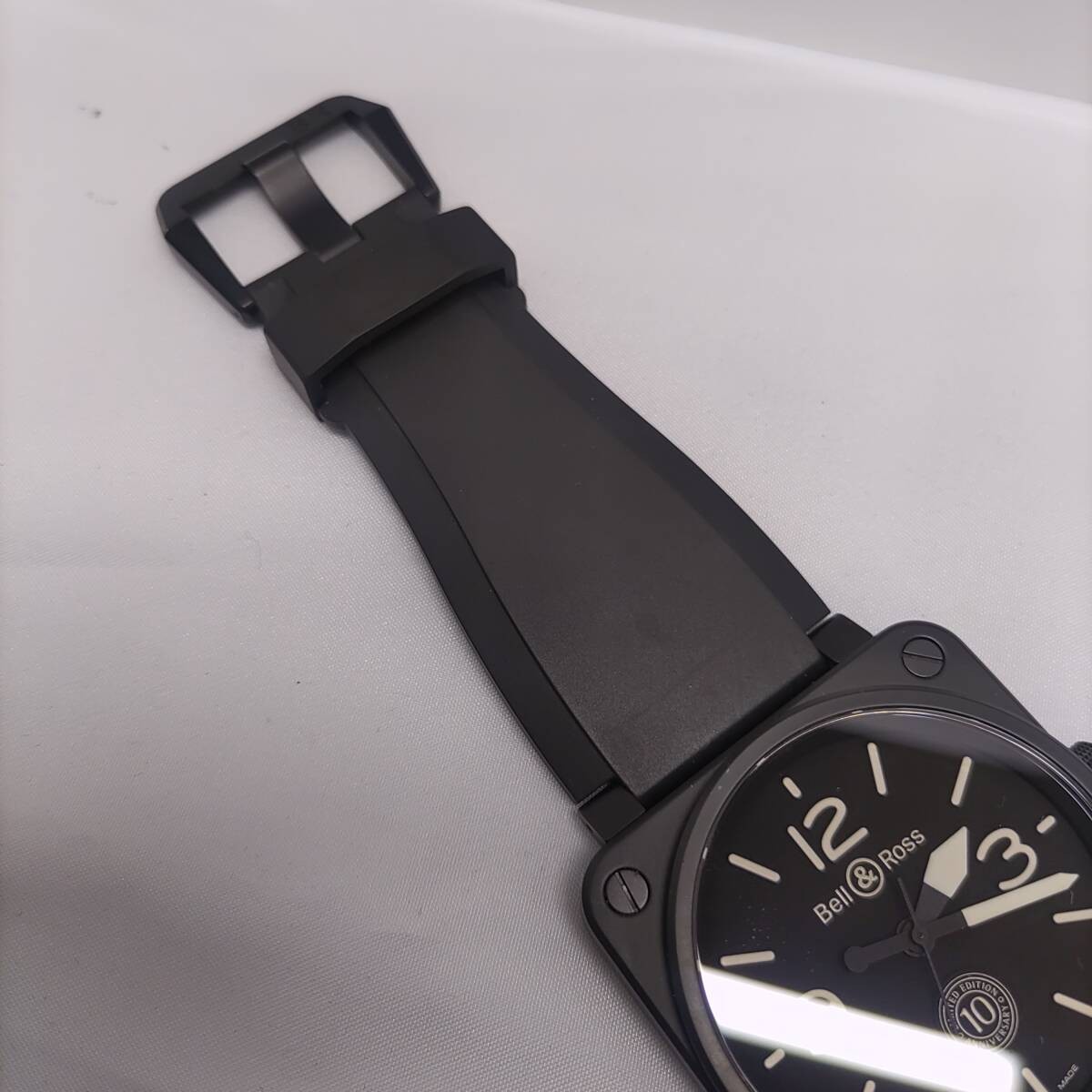 Bell & Ross BR01-92 10th Anniversary Limited 500 Black Ceramic Automatic Watch