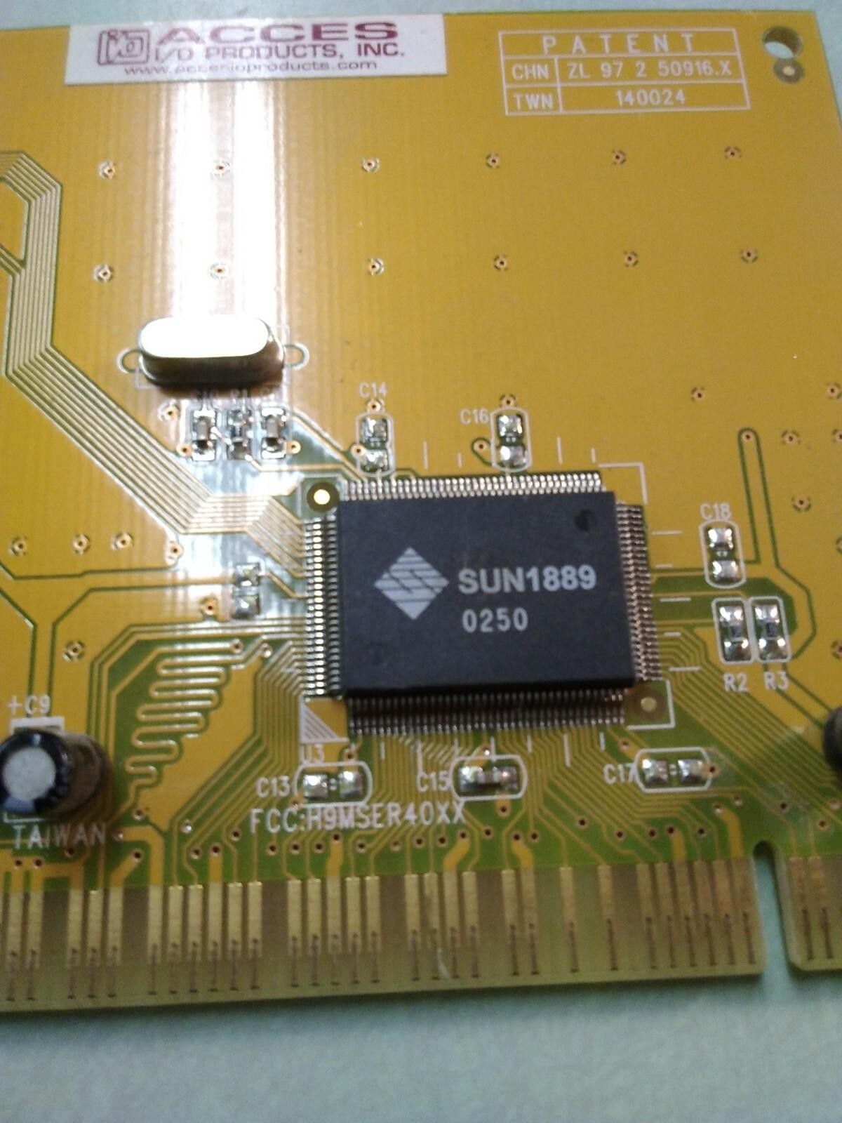 H9MSER40XX Dual Serial Port PCI Card Twin