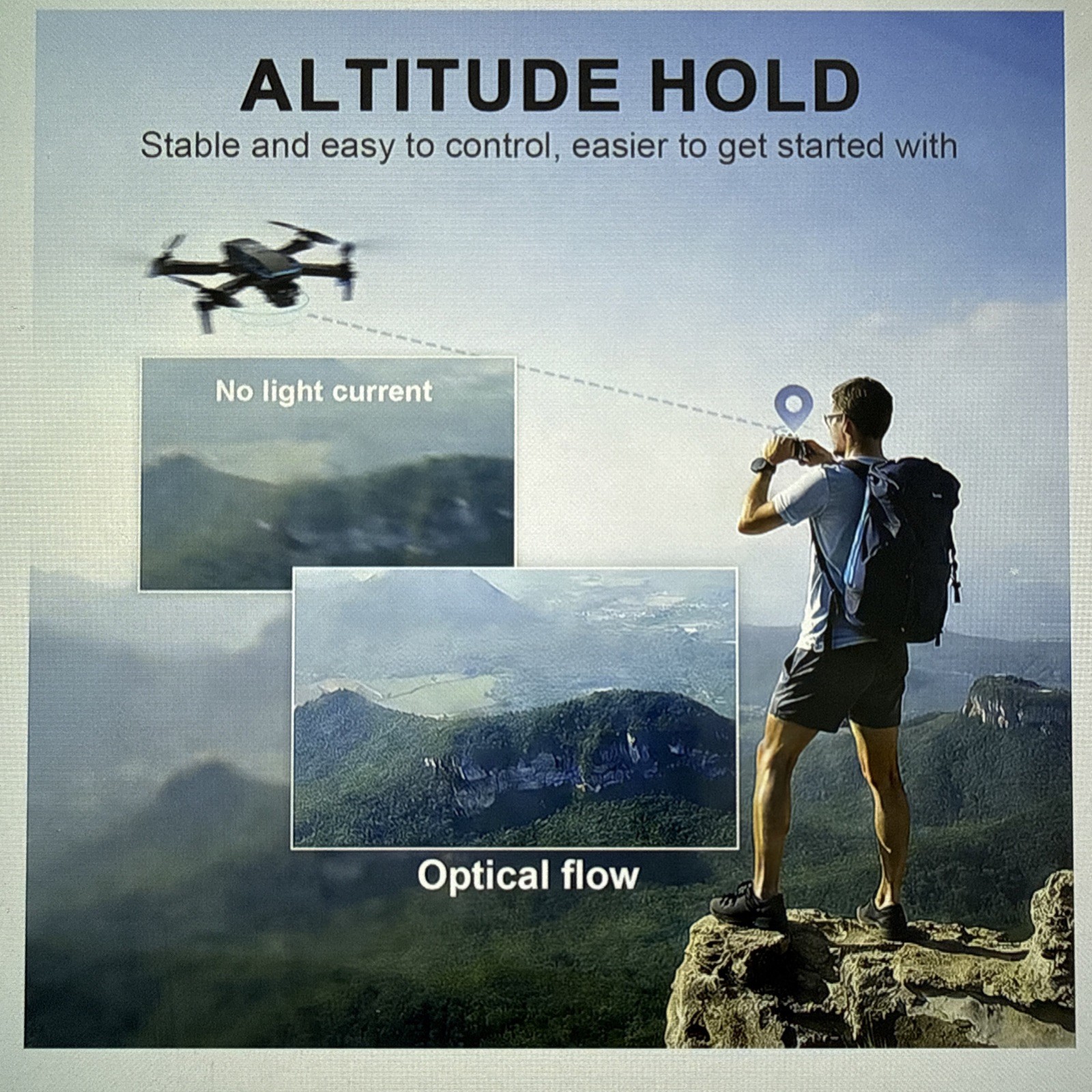 Drone M10 1080P HD Professional Foldable Quadcopter Brushless Obstacle Avoidance