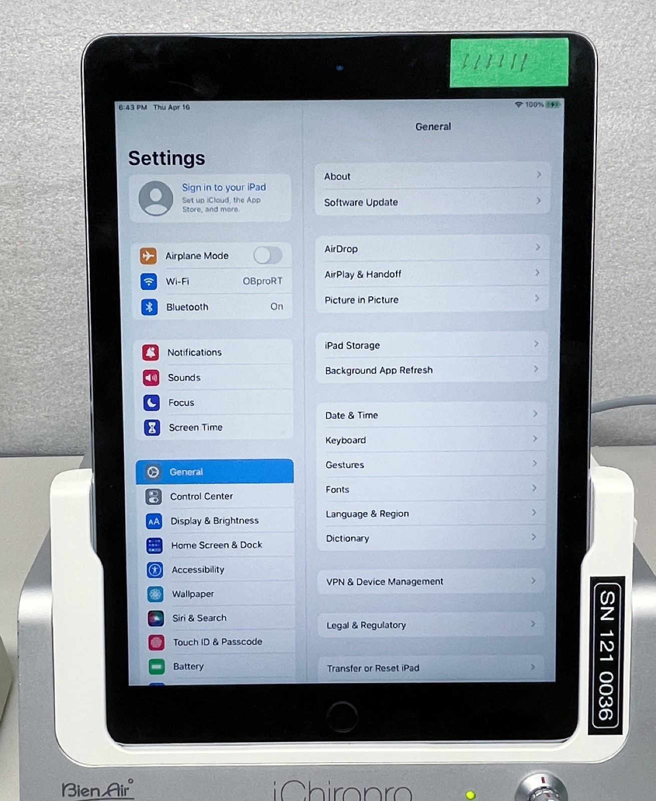 🚩Ipad Air 2 for Bien Air iChiropro, With installed iChiropro APP, **Ipad Only**