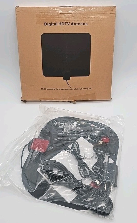 Miscellaneous Electronics Lot – Philips Remote, HDTV Antenna & More