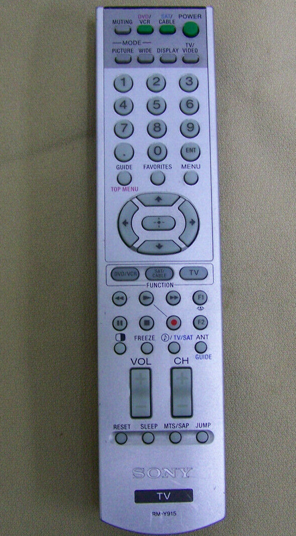 Sony TV Remote Control RM-Y915 For HDF-55WF655 TV
