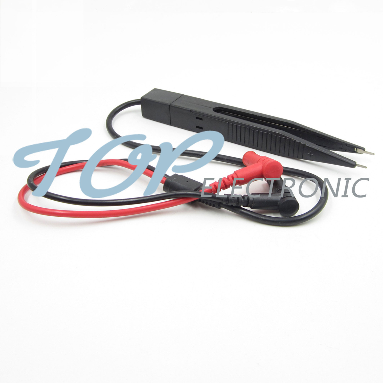 SMD Inductor Test Clip Probe Tweezers for Resistor Multimeter Capacitor
